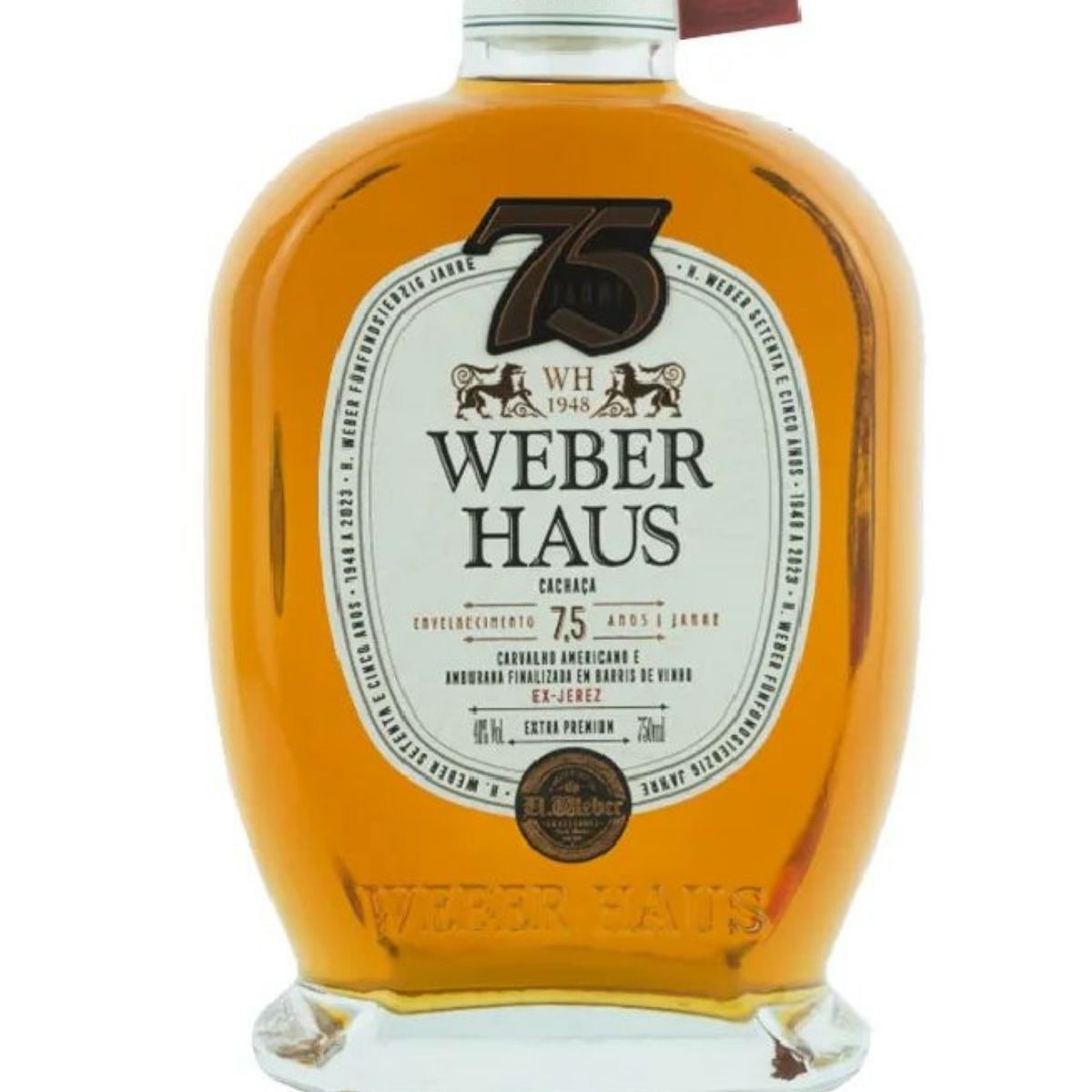 Cachaça Extra Premium Weber Haus 7.5 Anos | H.Heber Destilaria