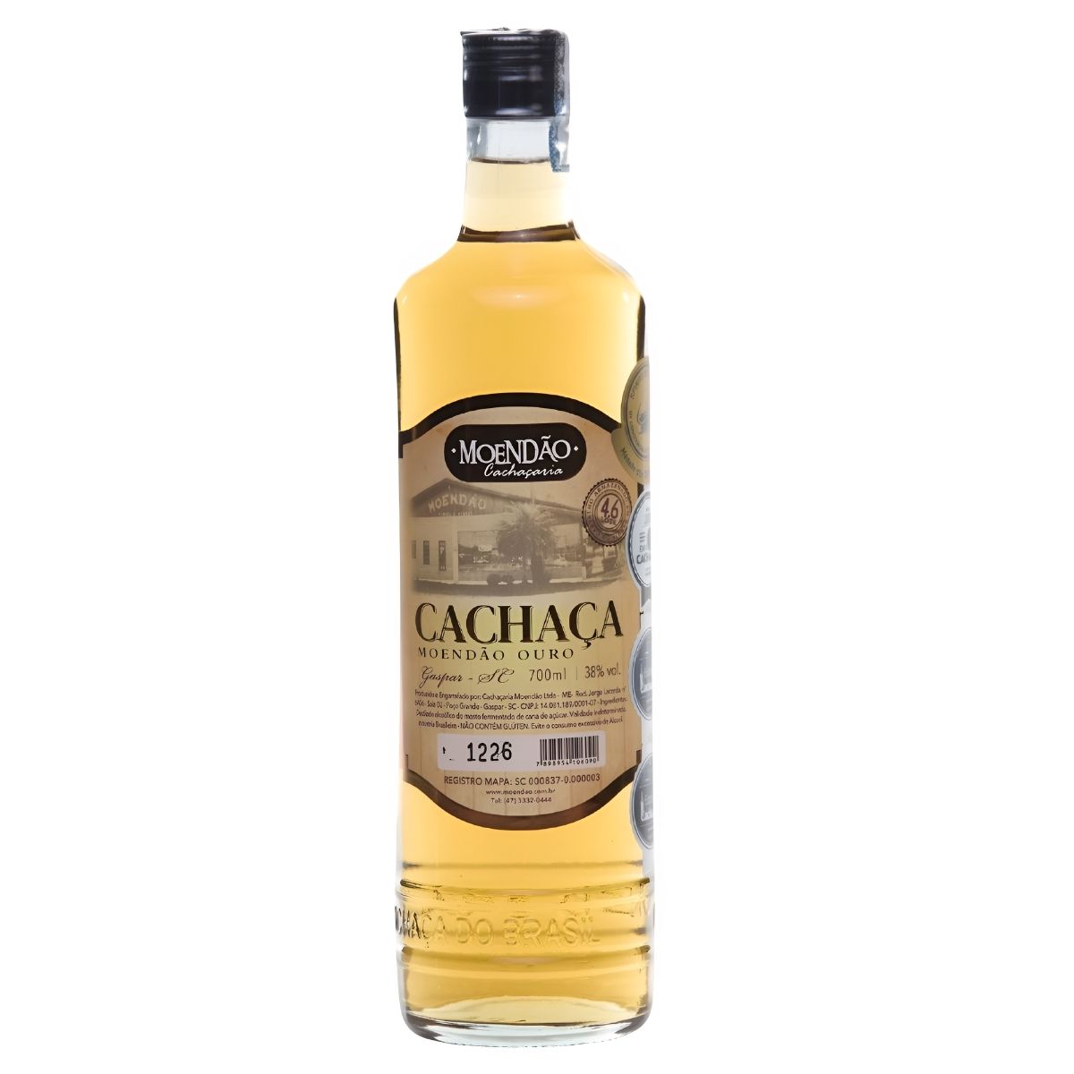 Cachaça Moendão Ouro 4.6 Anos 700ml | Cachaçaria Moendão