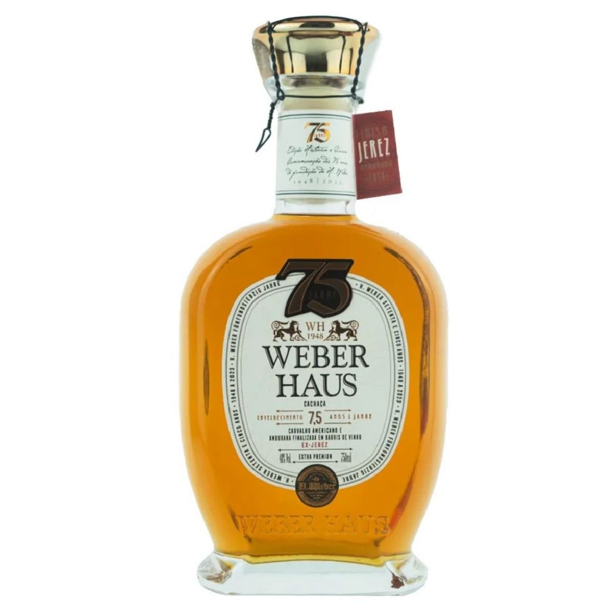 Cachaça Extra Premium Weber Haus 7.5 Anos | H.Heber Destilaria
