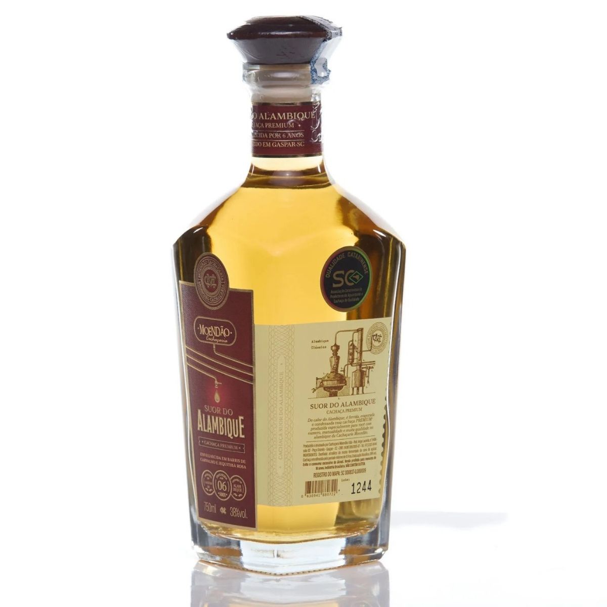 Cachaça Moendão Premium Suor do Alambique 750ml | Moendão Cachaçaria
