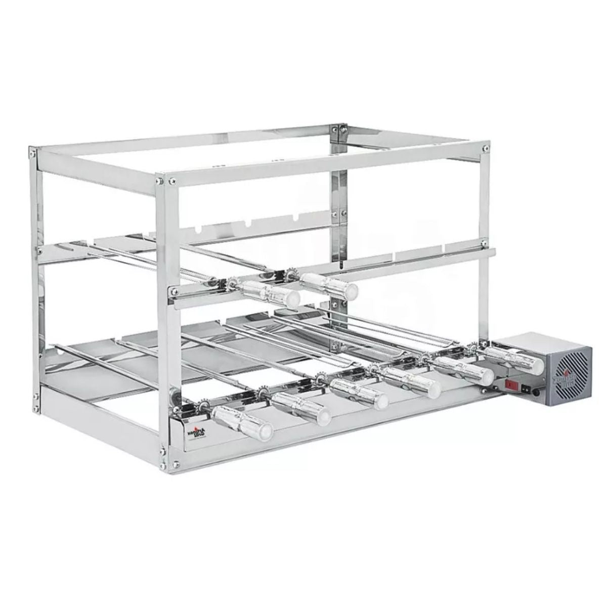 Churrasqueira Gira Grill Inox 3 Andares 8 Espetos | Artinox