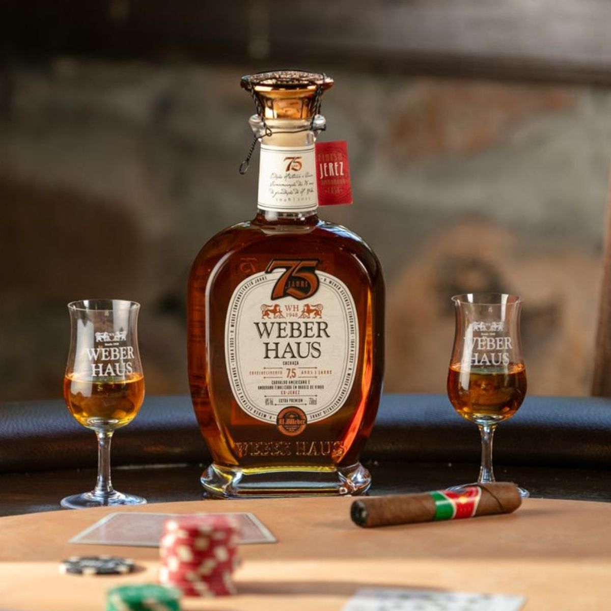 Cachaça Extra Premium Weber Haus 7.5 Anos | H.Heber Destilaria