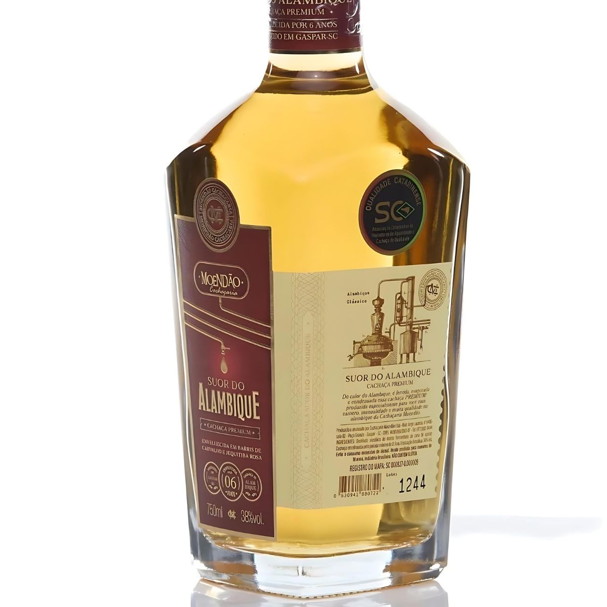 Cachaça Moendão Premium Suor do Alambique 750ml | Moendão Cachaçaria