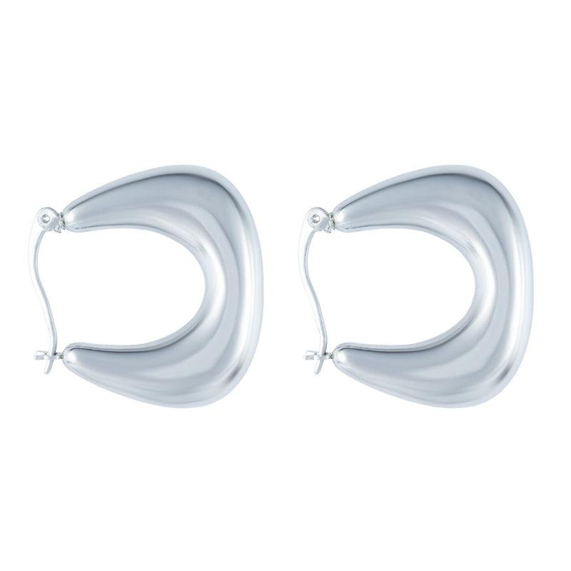 Brinco Argola Lisa com Fecho Italiano | Banhado em Ouro 18k