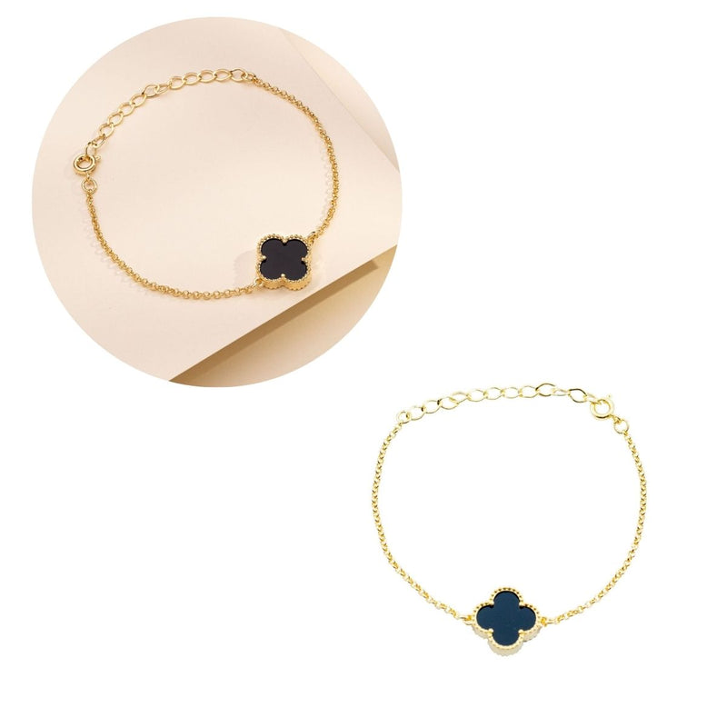 Pulseira Trevo | Banhada em Ouro 18k