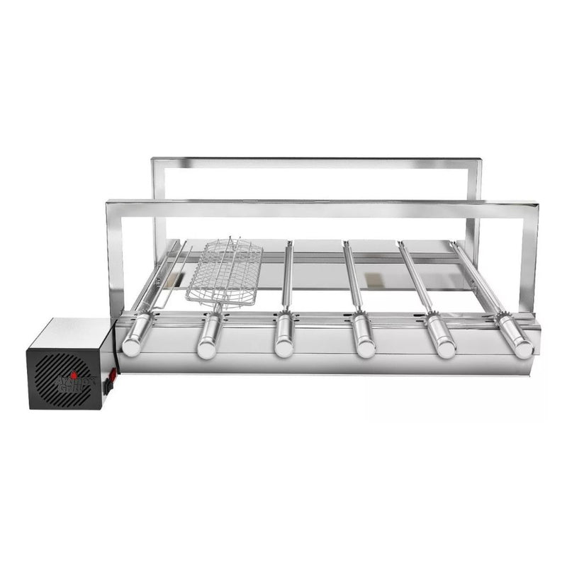 Churrasqueira Gira Grill Inox 6 Espetos Robust | Artinox