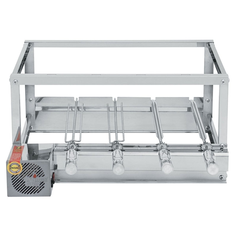 Churrasqueira Integrada 4 Espetos Inox | Artinox