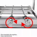 Churrasqueira Gira Grill Ag 3 Espetos Inox | Artinox