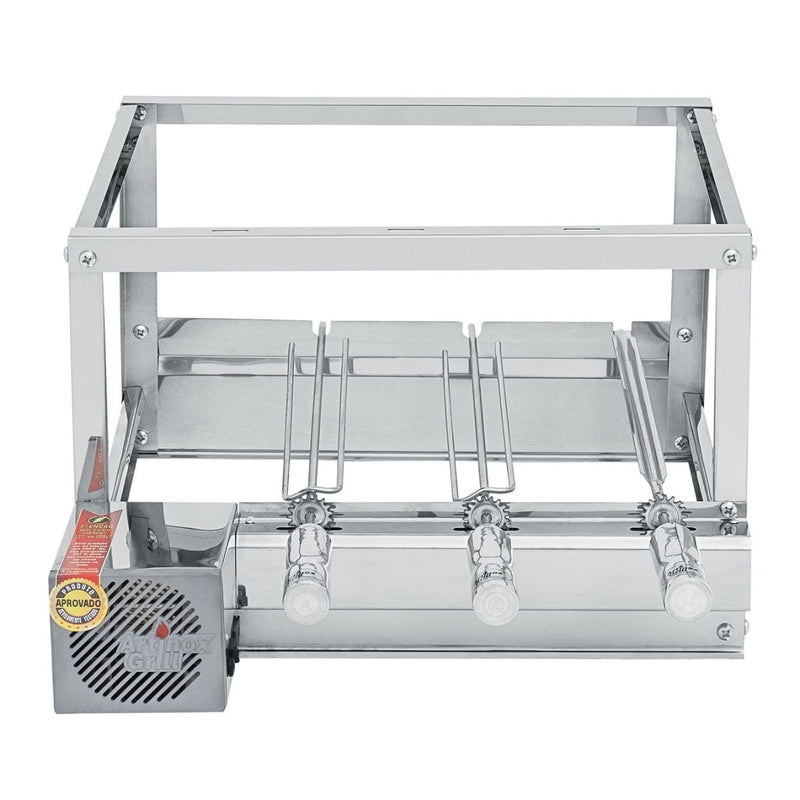 Churrasqueira Integrada 3 Espetos Inox | Artinox