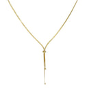 Colar Gravatinha Correntinha Fita com Zircônia | Banhado em Ouro 18k