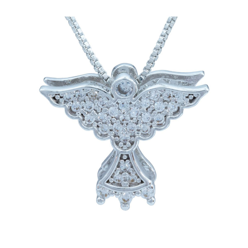 Pingente Espírito Santo Micro Zircônia | Banhado a Ouro