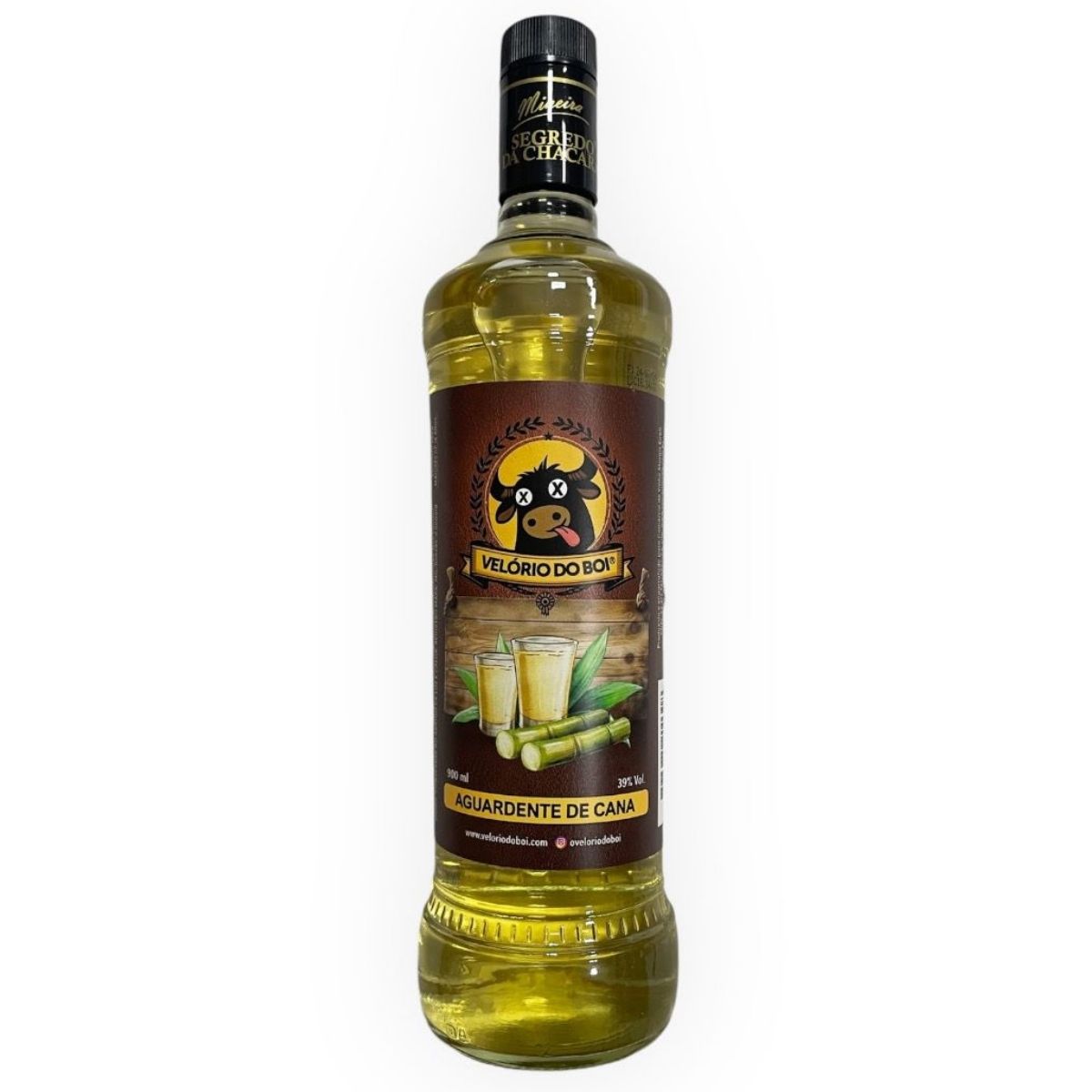 Cachaça Mineira de Cana Refinada 900ml | Velório do Boi