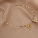 Colar Aro Laço Torcido | Banhado em Ouro 18k