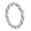 Anel Torcido Liso Regulável | Banhado a Ouro 18k