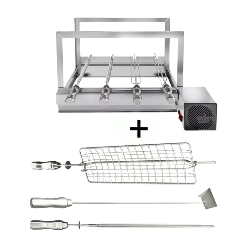 Churrasqueira The Grill 4 Espetos Inox + 3 Brindes | Artinox