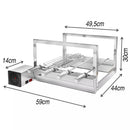 Churrasqueira Gira Grill Inox 4 Espetos Robust | Artinox