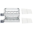 Churrasqueira Gira Grill 3 Andares 9 Espetos Inox + 2 Modulares | Artinox