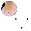 Colar Choker Trevo | Banhado em Ouro 18k