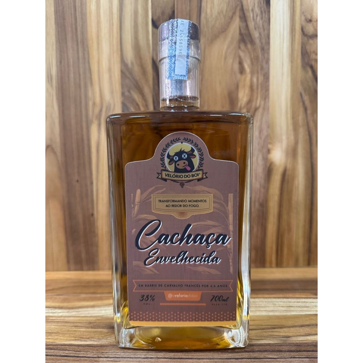 Cachaça 4,6 Anos Carvalho Francês 700ml | Velório do Boi