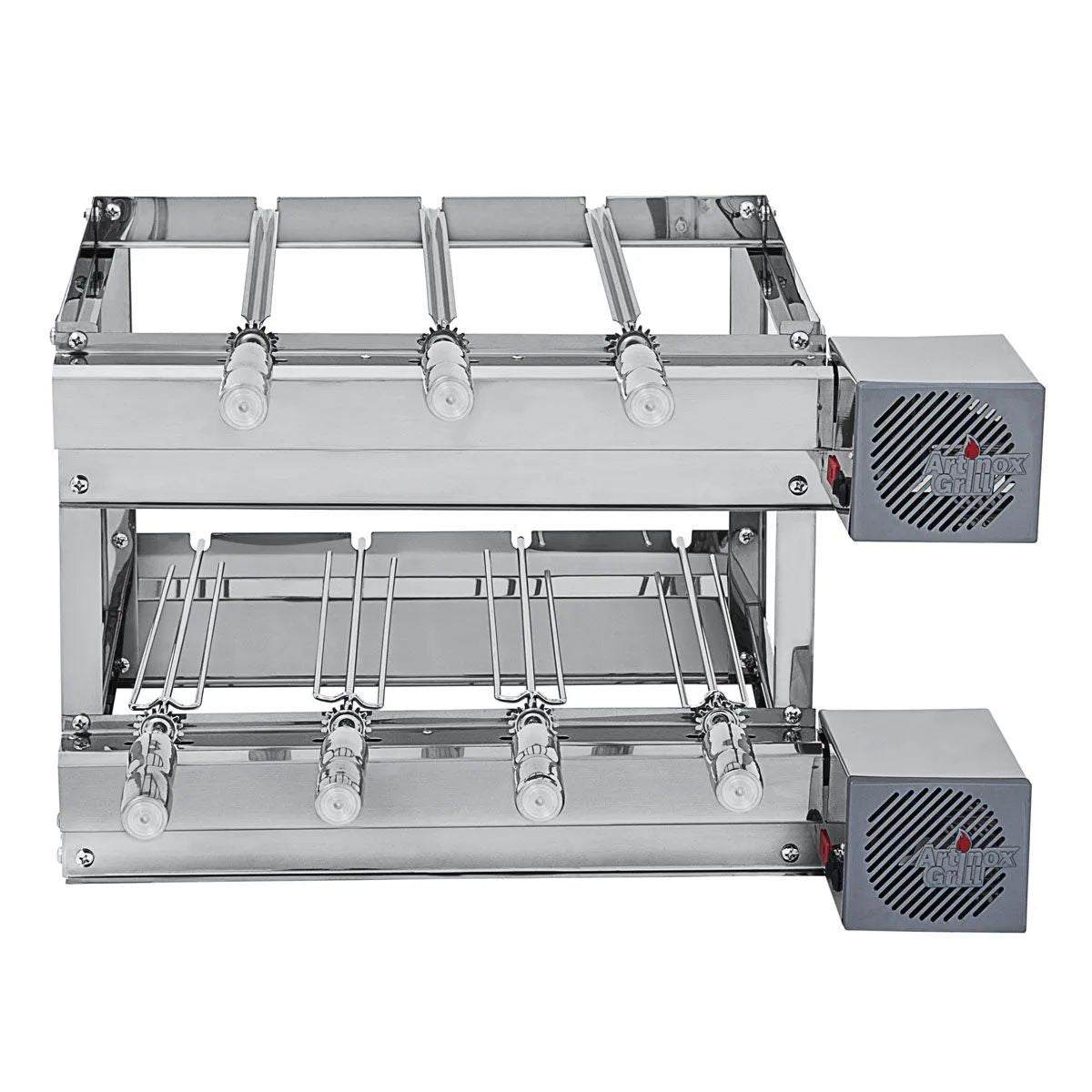 Churrasqueira Gira Grill Inox 2 Andares 7 Espetos | Artinox