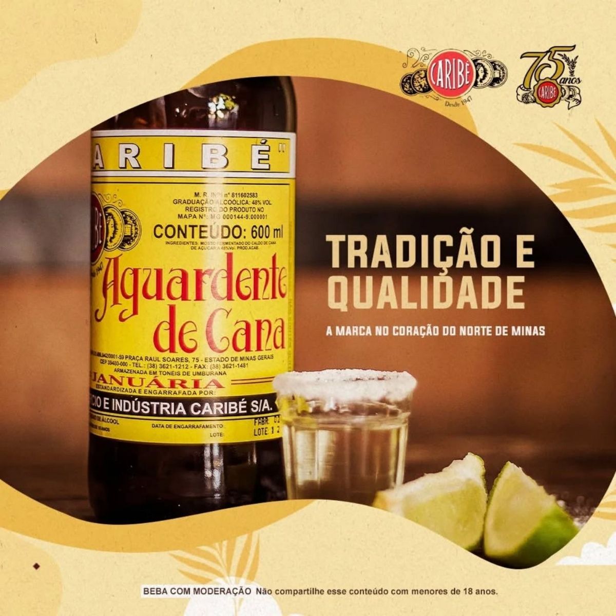 Kit Cachaça Caribe 2 Unidades de 600ml | Caribe