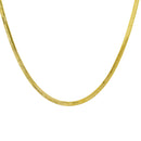 Colar Fita Lisa Média | Banhado a Ouro 18k