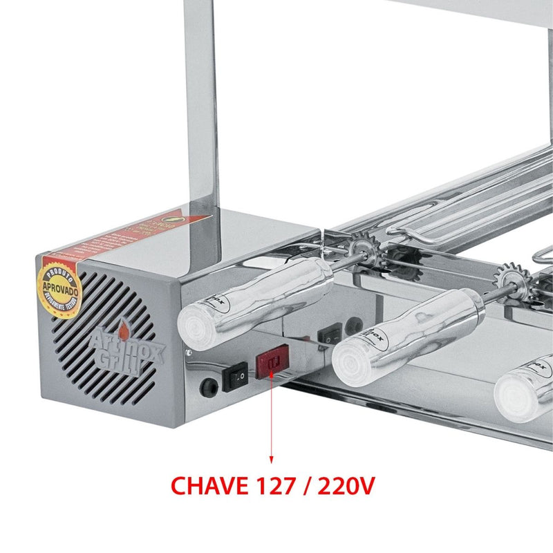 Churrasqueira Integrada 6 Espetos Inox | Artinox