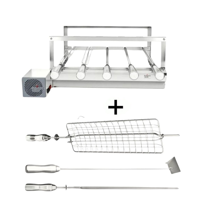 Churrasqueira The Grill 5 Espetos Inox + 3 Brindes | Artinox