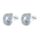 Brinco Triangular com Zircônias | Banhado em Ouro 18k