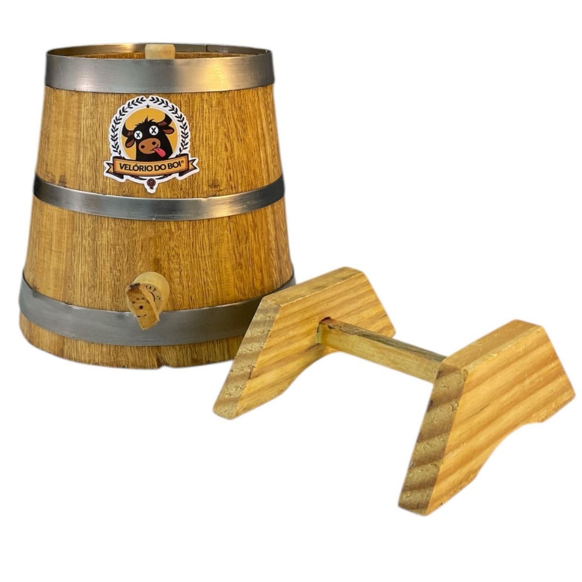 Kit Dorna para Cachaça 3L + 3x Cachaça Mineira de Cana 900ml | Velório do Boi