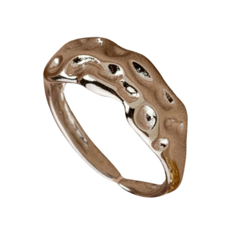 Anel Orgânico | Banhado em Ouro 18k