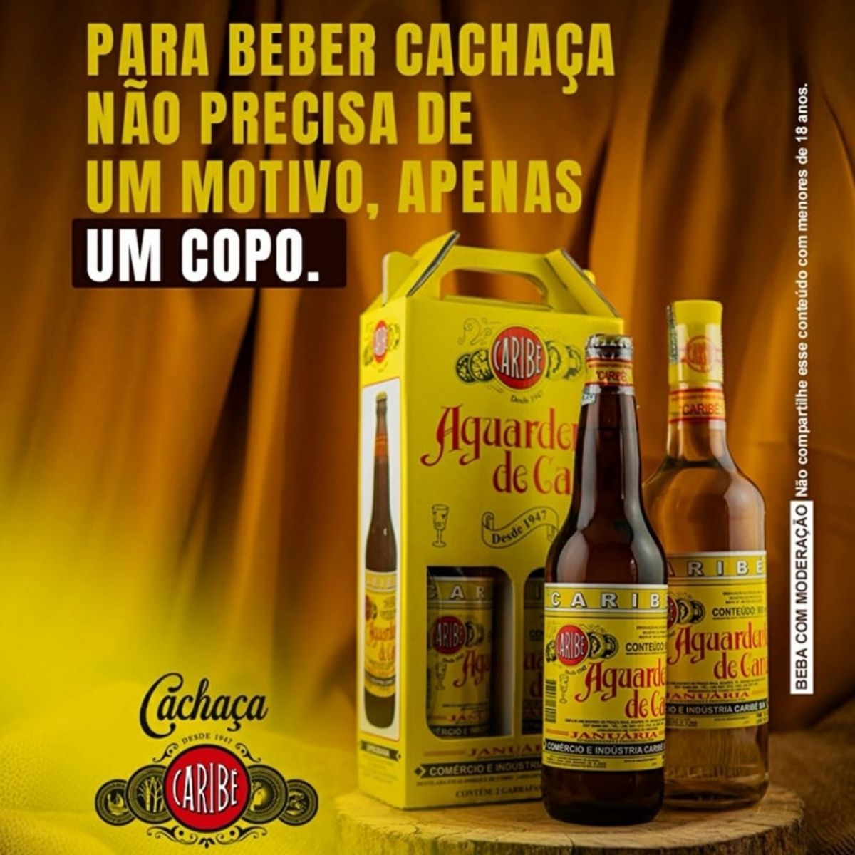 Kit Cachaça Caribe 2 Unidades de 600ml | Caribe
