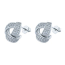 Brinco Triangular com Zircônias | Banhado em Ouro 18k