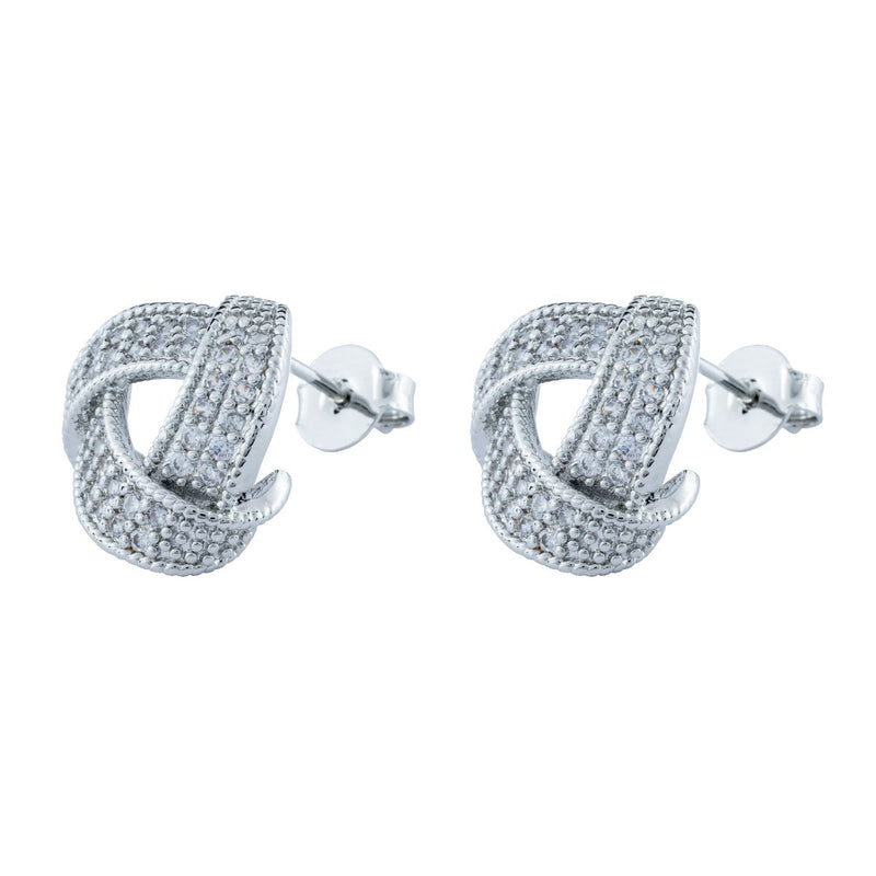 Brinco Triangular com Zircônias | Banhado em Ouro 18k