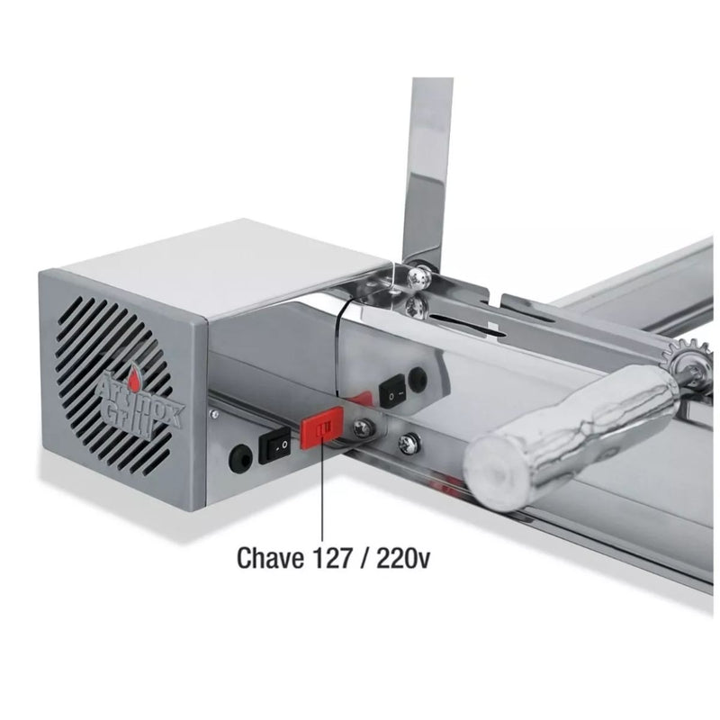 Churrasqueira The Grill 4 Espetos Inox + 3 Grelhas | Artinox