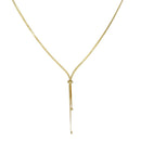 Colar Gravatinha Correntinha Fita com Zircônia | Banhado em Ouro 18k