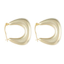 Brinco Argola Lisa com Fecho Italiano | Banhado em Ouro 18k