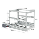 Churrasqueira Gira Grill Inox 3 Andares 7 Espetos | Artinox