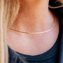 Colar Aro Liso com Fecho | Banhado em Ouro 18k