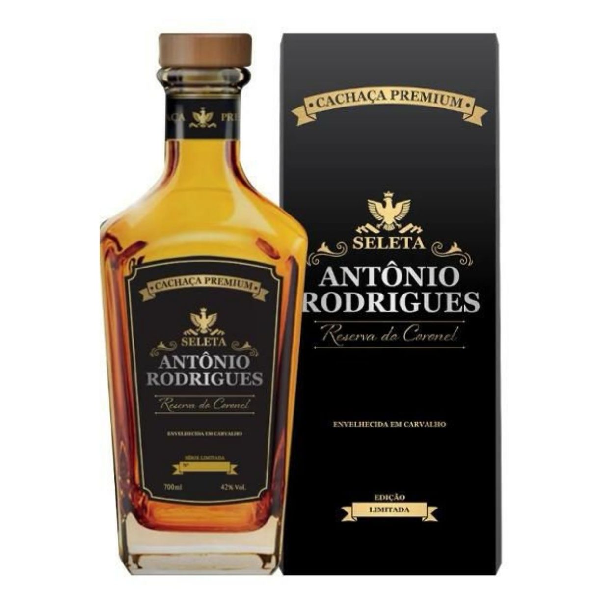 Cachaça Antônio Rodrigues 7 Anos Carvalho Francês 750 ml 42%
