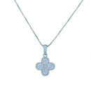 Conjunto Colar + Brinco Trevo com Zircônias | Banhado em Ouro 18k