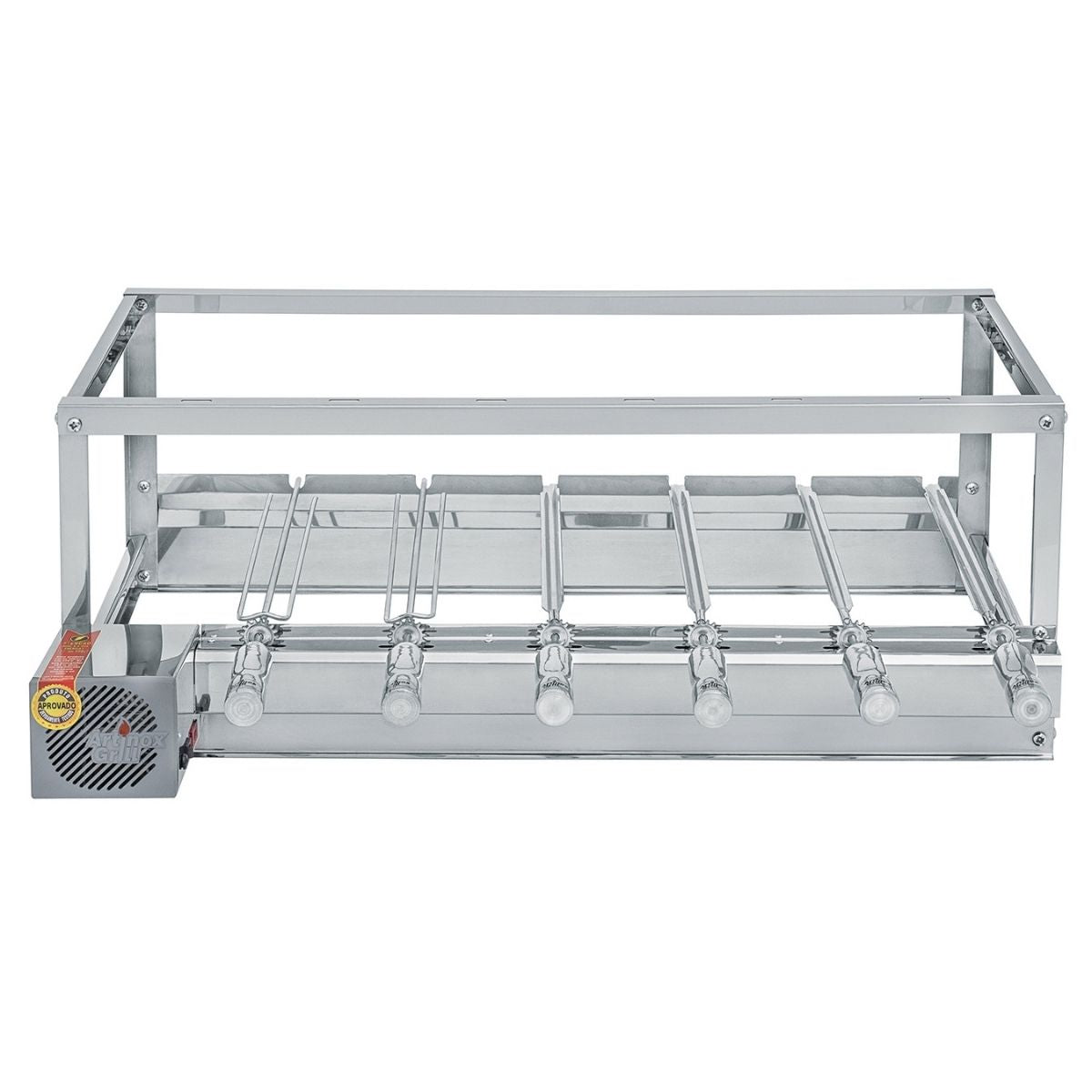 Churrasqueira Integrada 6 Espetos Inox | Artinox