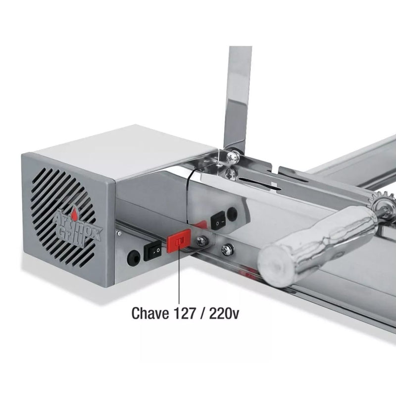 Churrasqueira Conjugada 3 Andares 5 Espetos Inox | Artinox