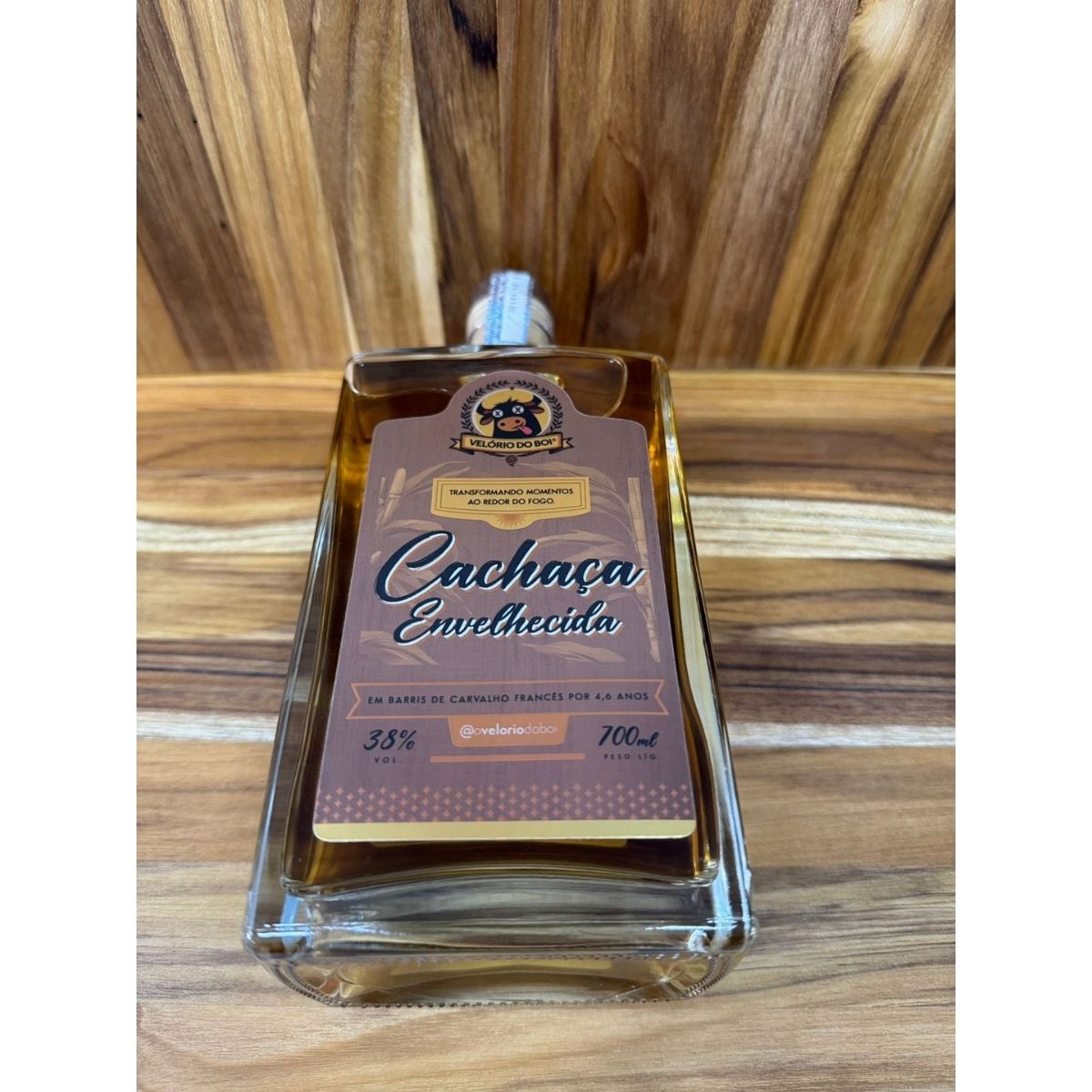 Cachaça 4,6 Anos Carvalho Francês 700ml | Velório do Boi