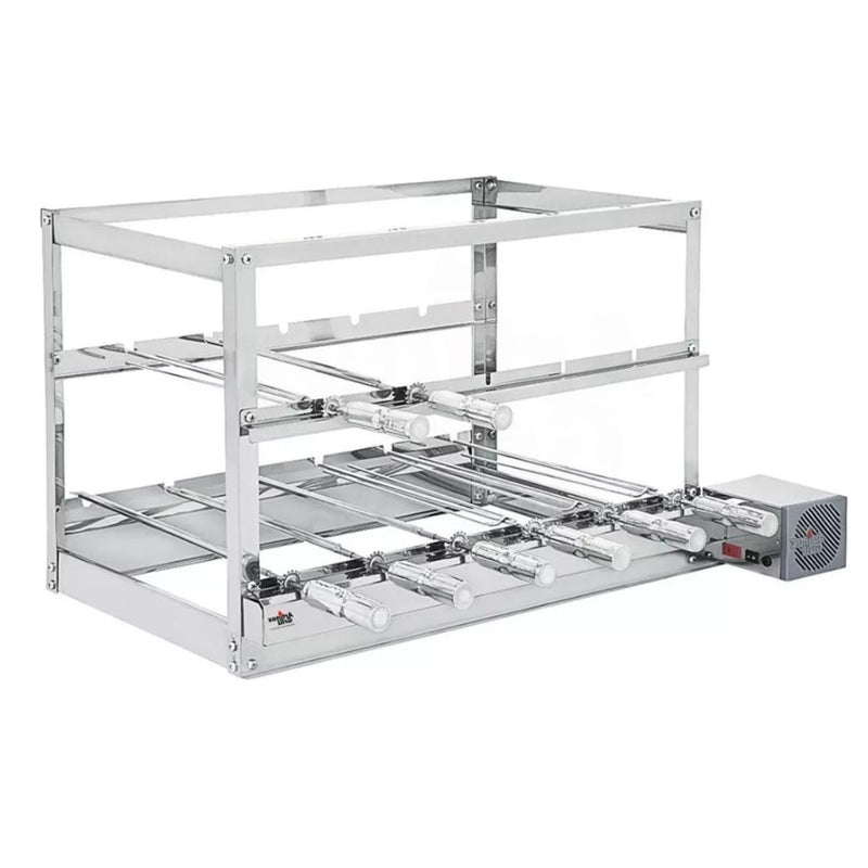 Churrasqueira Gira Grill Inox 3 Andares 8 Espetos | Artinox