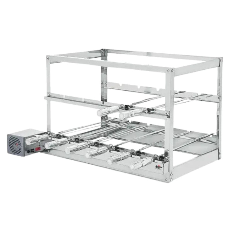 Churrasqueira Gira Grill Inox 3 Andares 8 Espetos | Artinox