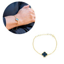 Pulseira Trevo | Banhada em Ouro 18k