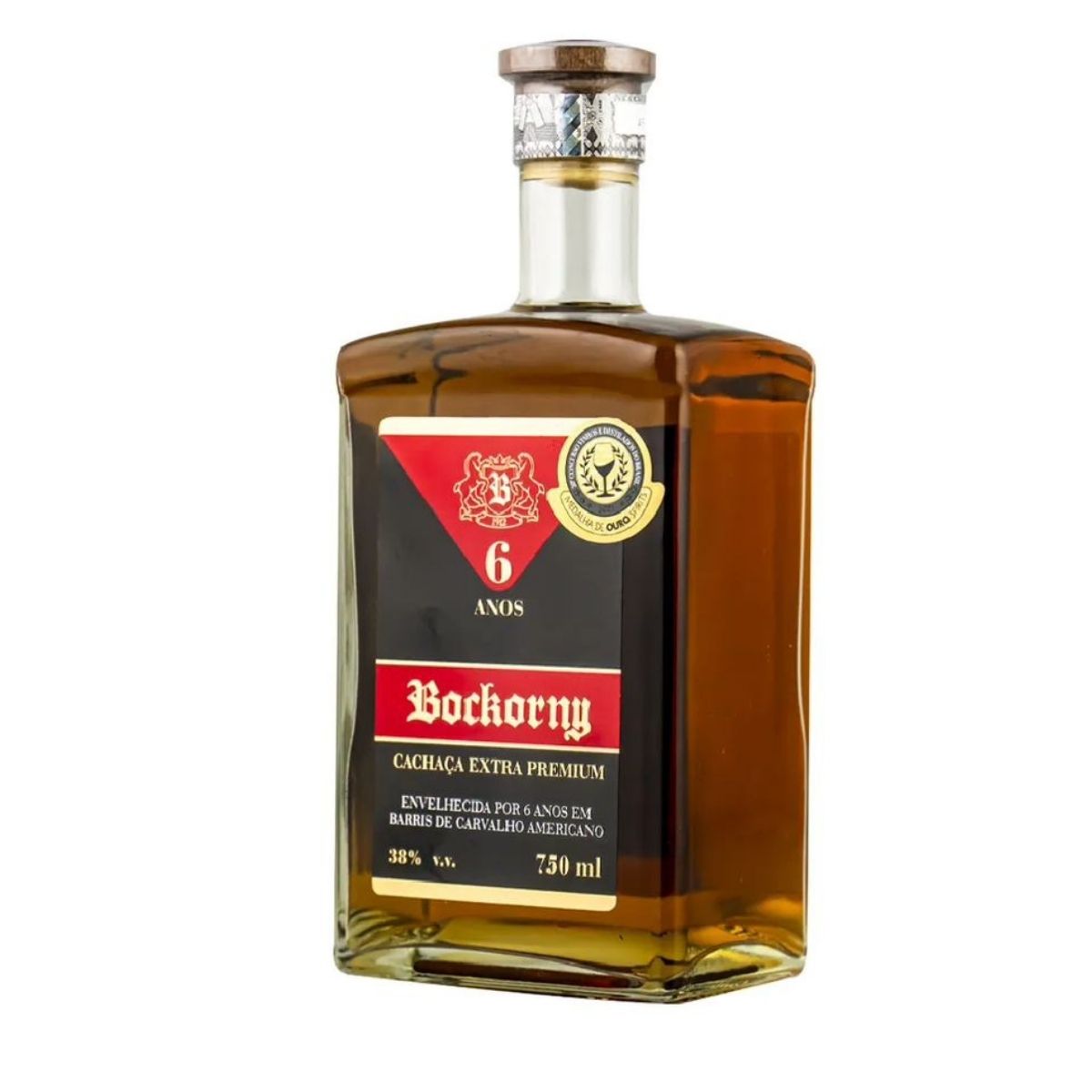Cachaça Extra Premium Bockorny 6 Anos 750ml  | Bockorny