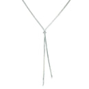 Colar Gravatinha Correntinha Fita com Zircônia | Banhado em Ouro 18k