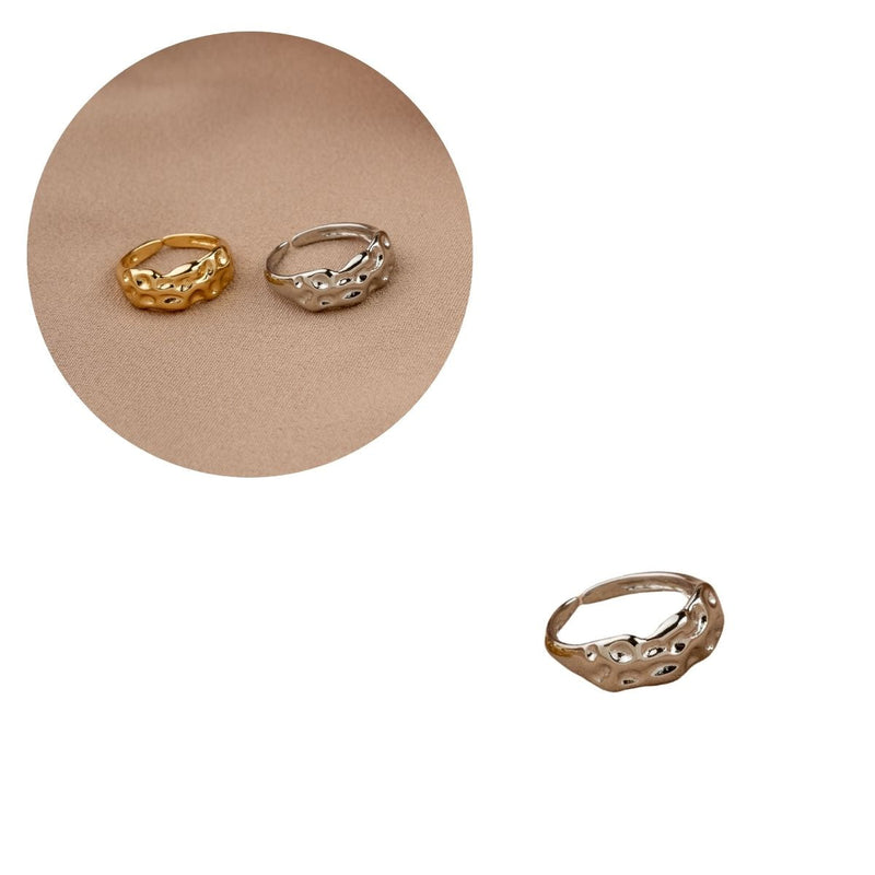 Anel Orgânico | Banhado em Ouro 18k